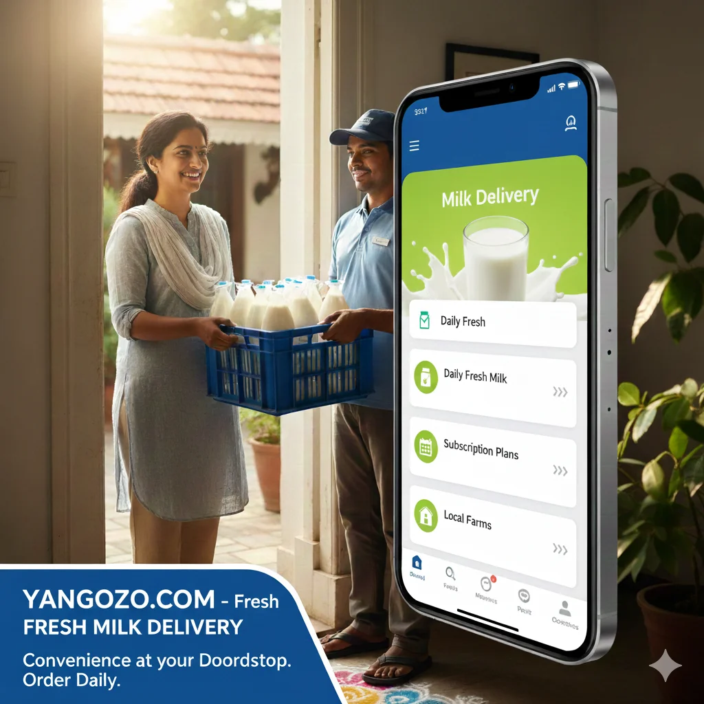 milk online delivery in Chennai using a milk delivery app in Chennai for daily fresh milk