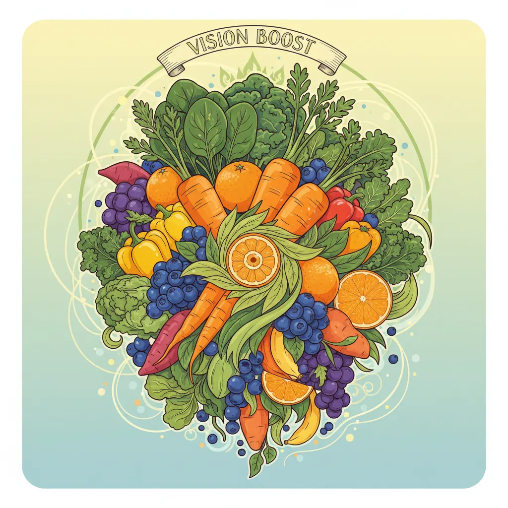 A detailed guide on which vegetables and fruits are good for eyes, covering essential nutrients like lutein and vitamin C for vision health.
